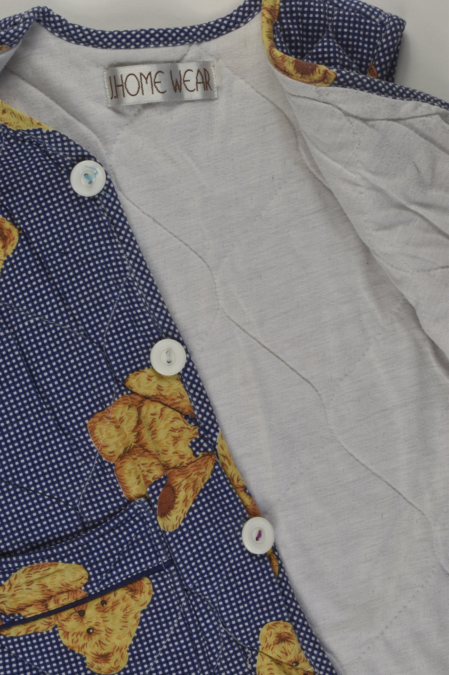 J. Home Wear Size 5-6 Teddy Bear Vest