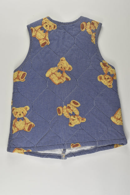 J. Home Wear Size 5-6 Teddy Bear Vest