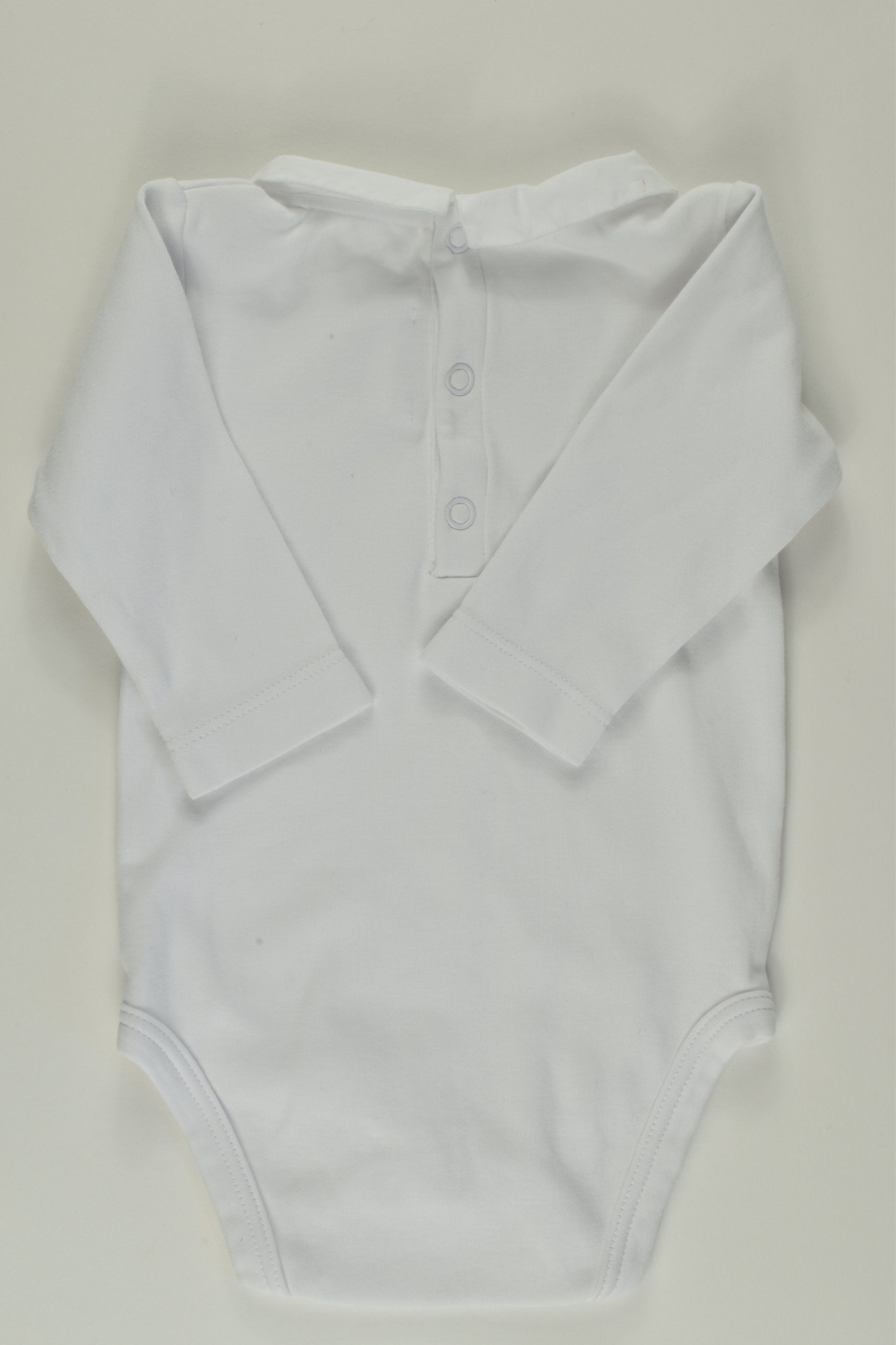 Jacadi Paris Size 000 Collared Bodysuit