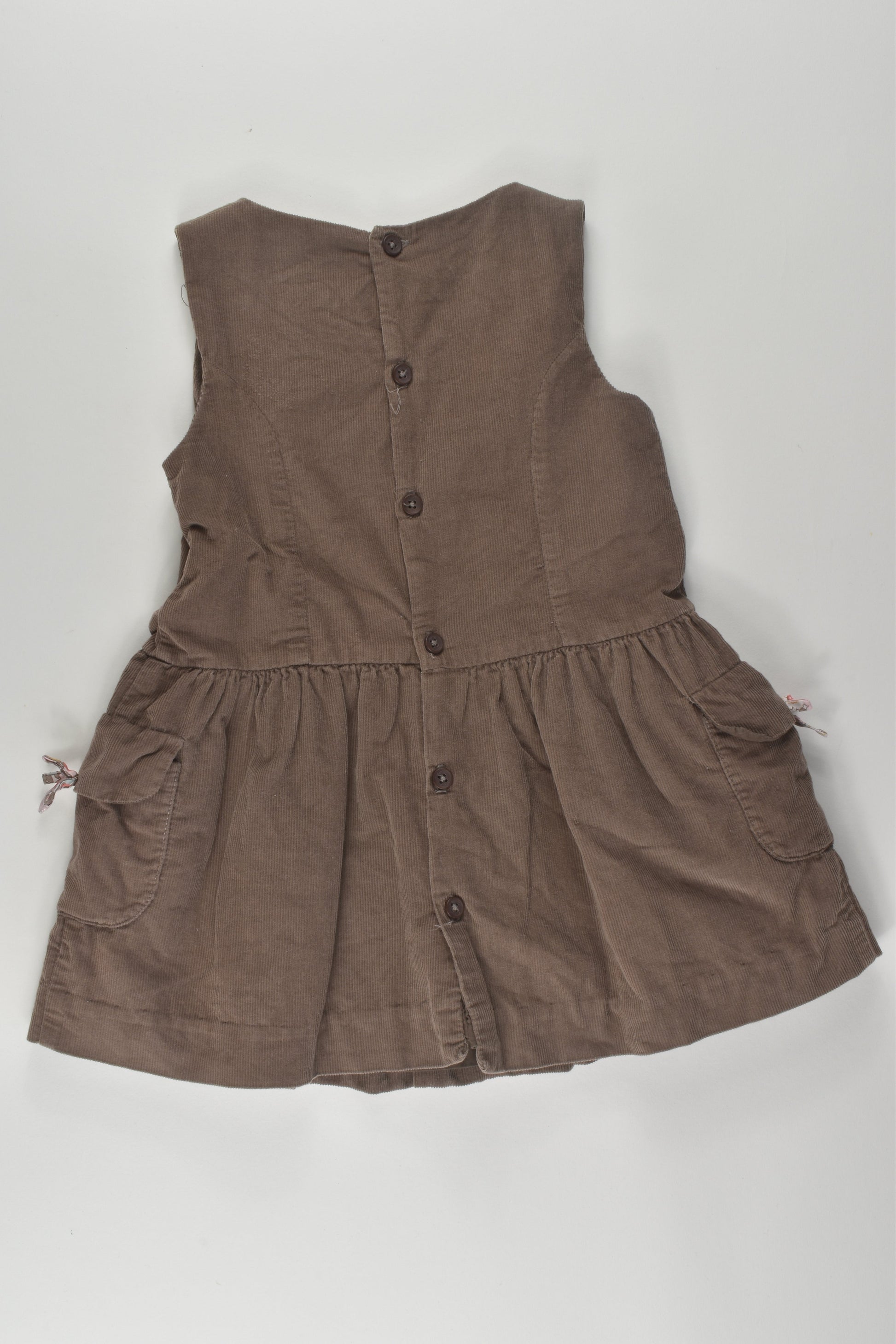 Jacadi Size 1 (18m) Lined Cord Dress