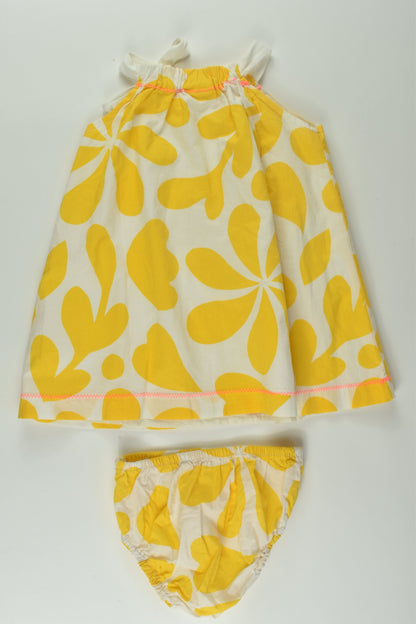 Jack & Milly Size 0 Lined Dress with Matching Bloomers