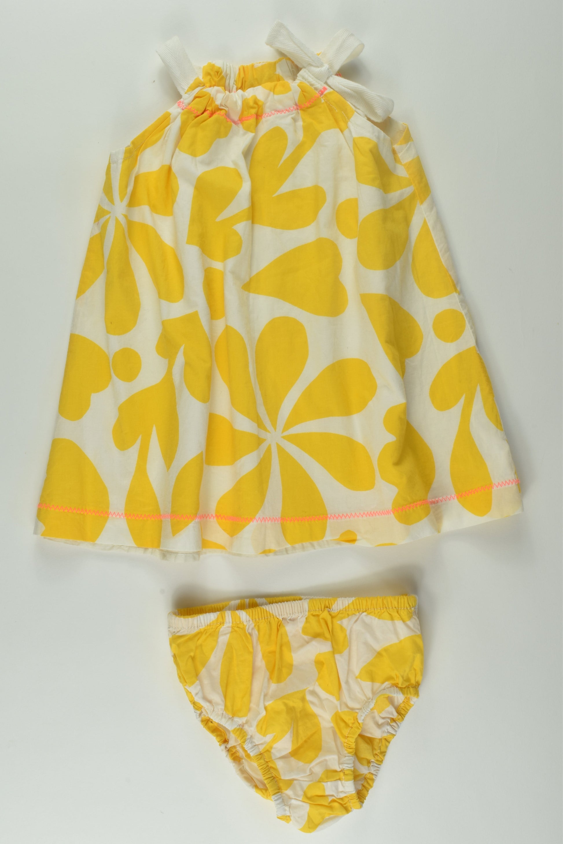Jack & Milly Size 0 Lined Dress with Matching Bloomers