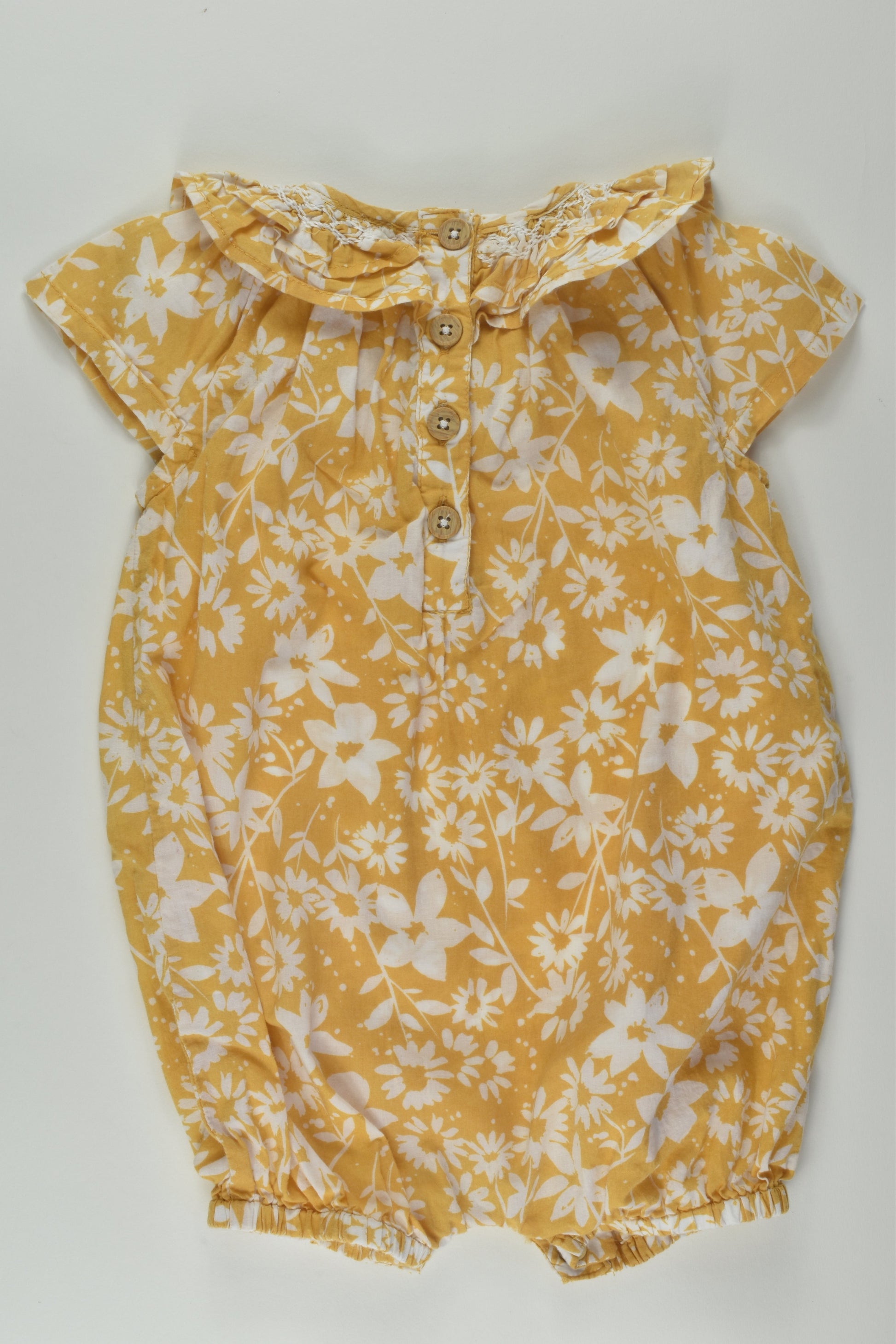 Jack & Milly Size 0 Organic Short Romper