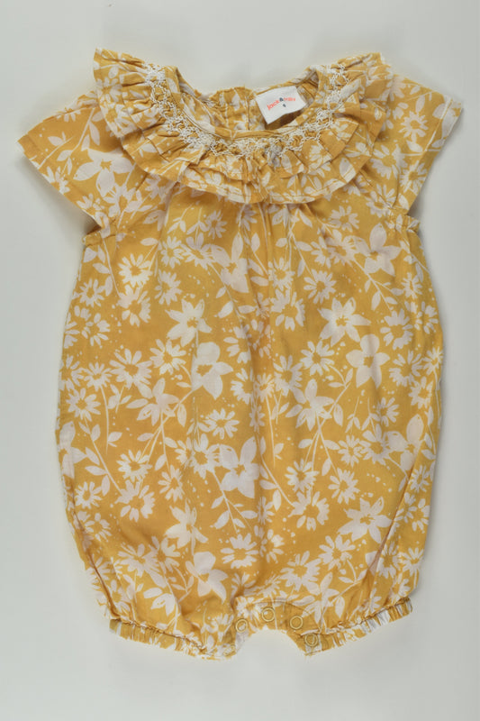 Jack & Milly Size 0 Organic Short Romper