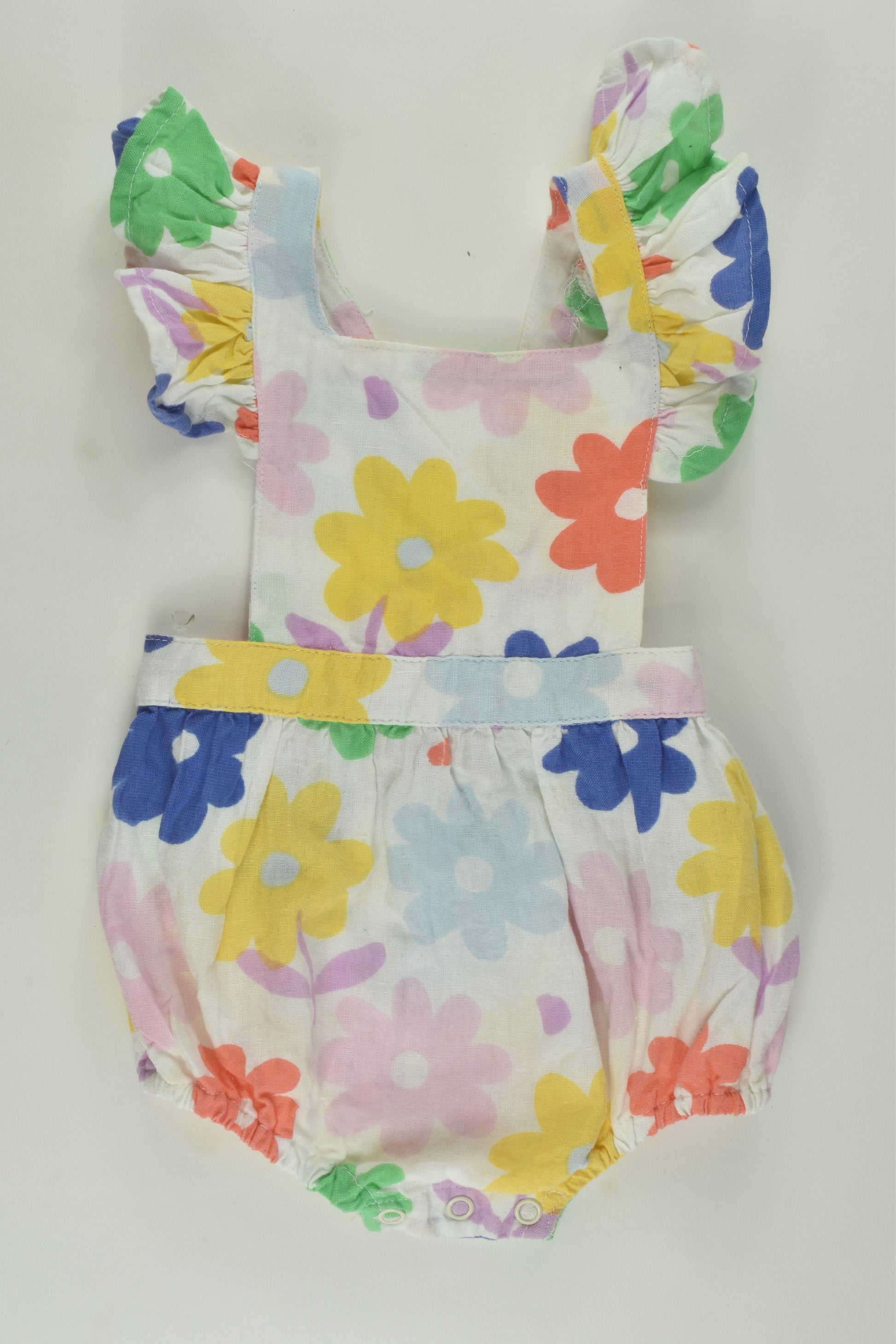 Jack & Milly Size 00 Linen Blend Bubble Romper