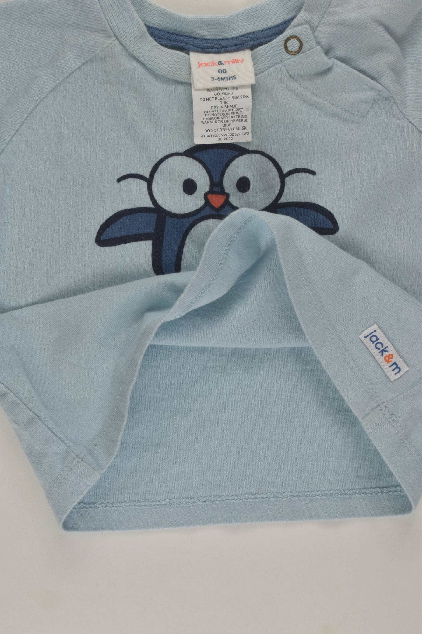 Jack & Milly Size 00 Penguin Top