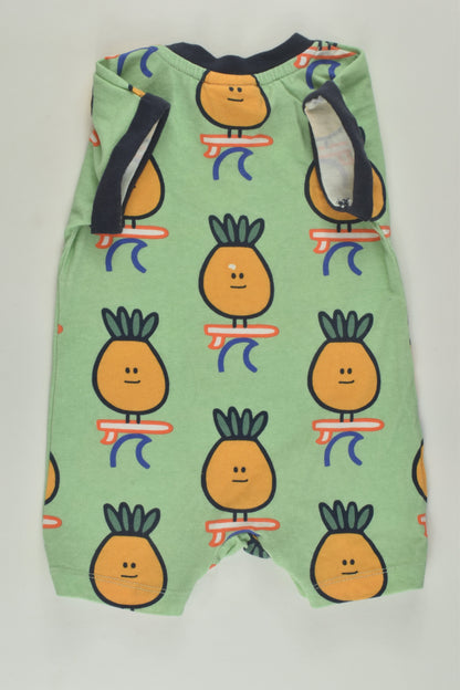 Jack & Milly Size 000 Pineapple Romper