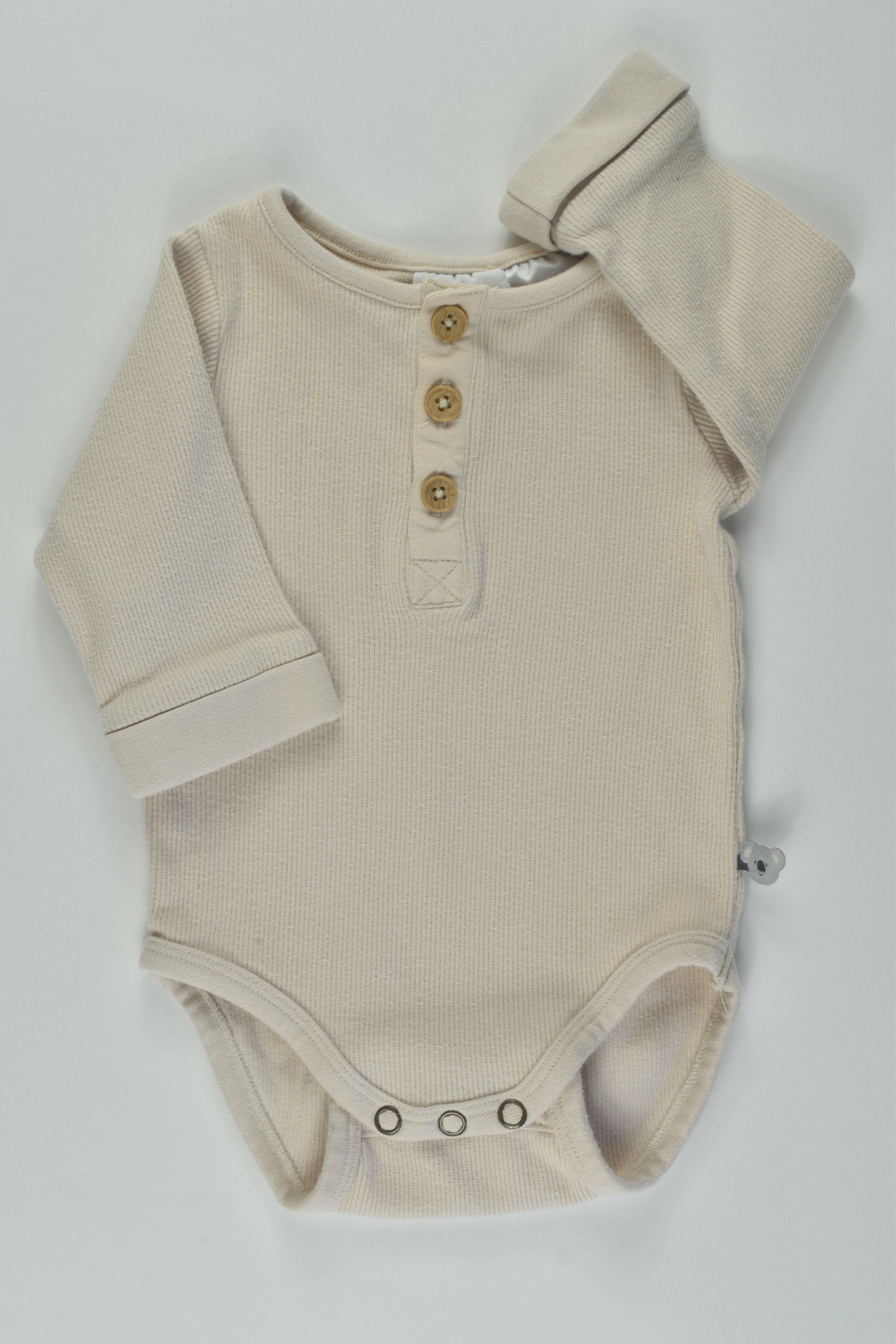 Jack & Milly Size 000 Ribbed Bodysuit