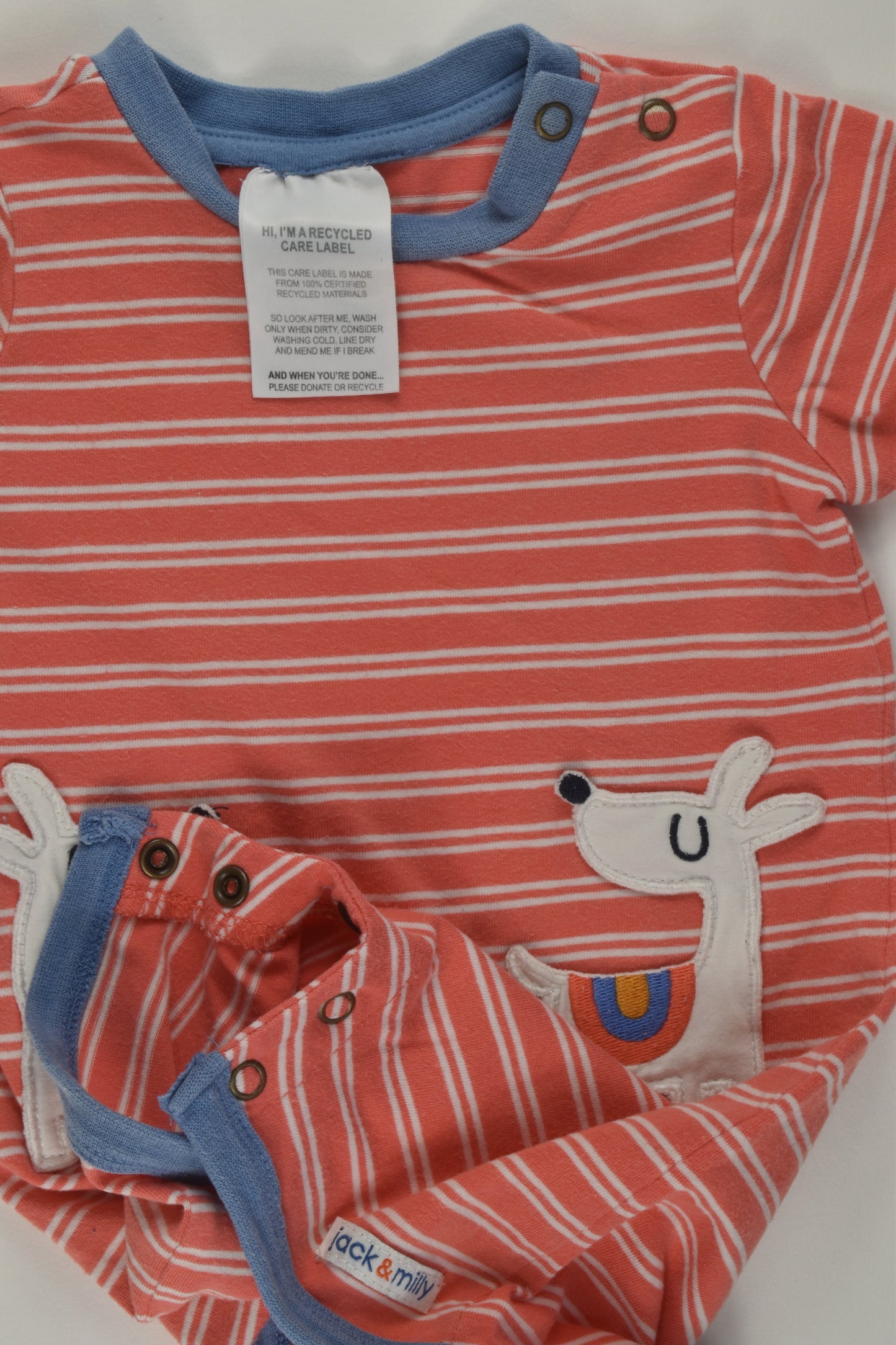 Jack & Milly Size 000 Short Romper