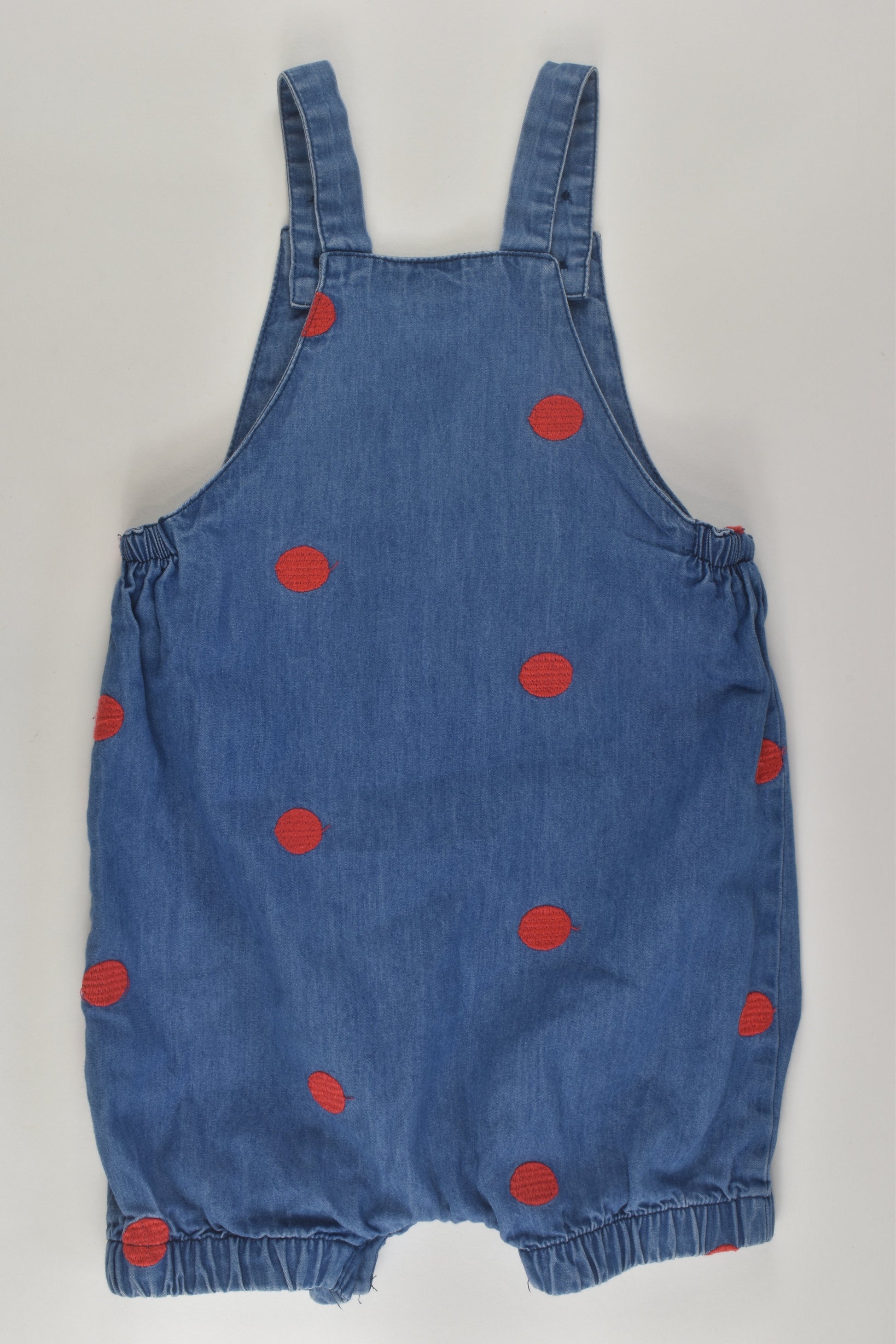 Jack & Milly Size 1 Lightwight Denim Short Overalls