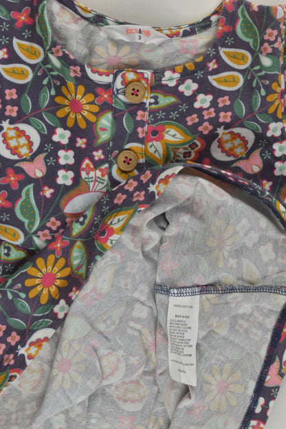 Jack & Milly Size 3 Retro Print Dress
