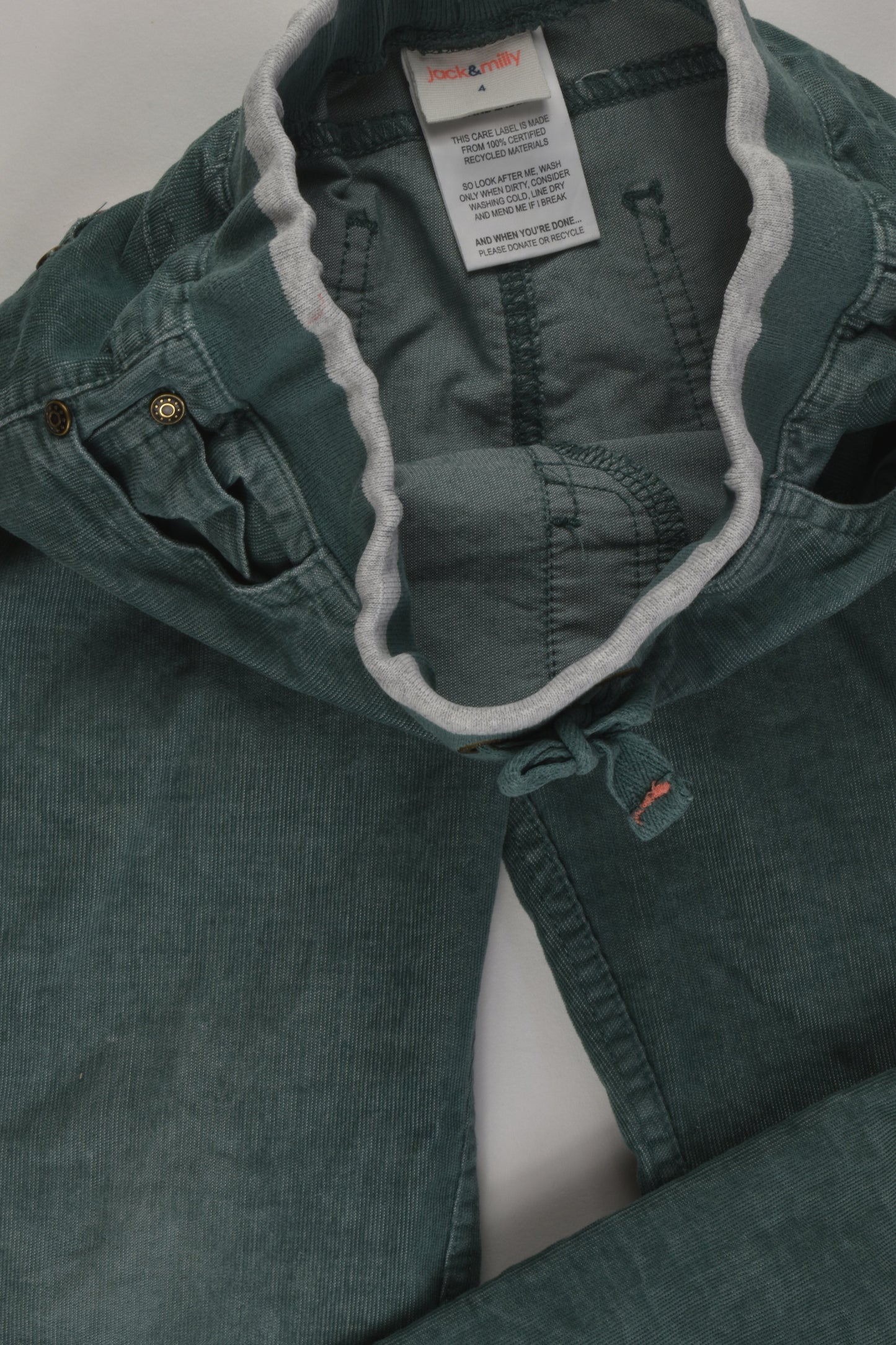 Jack & Milly Size 4 Cord Pants