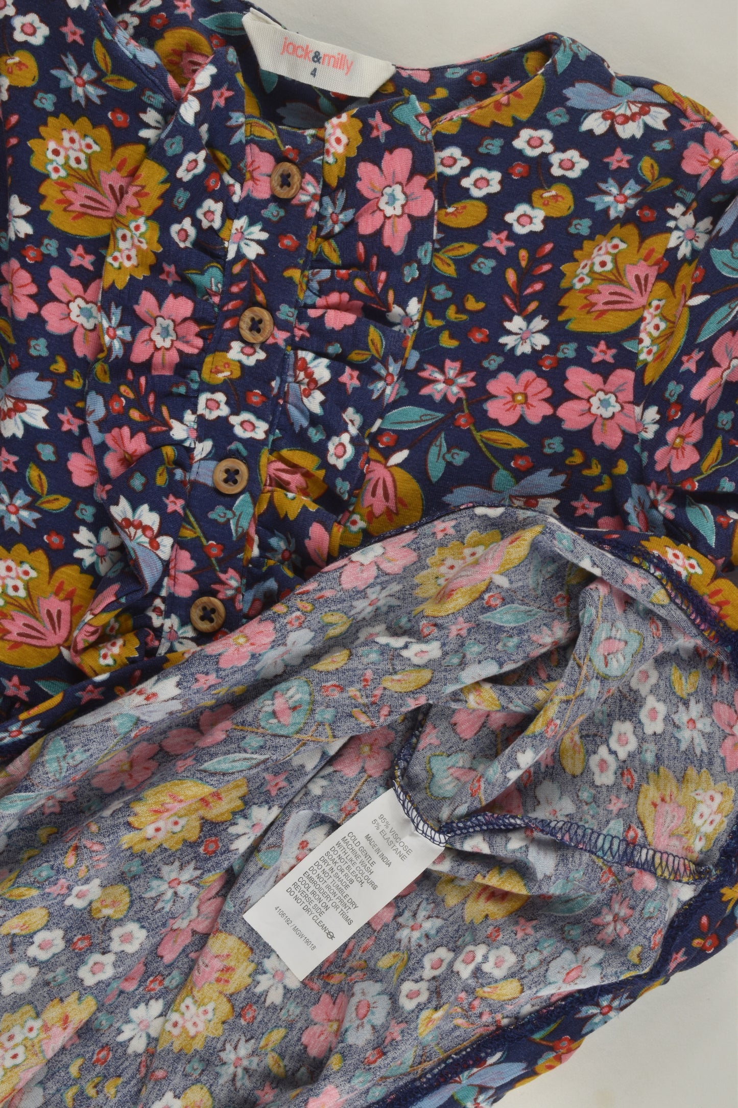 Jack & Milly Size 4 Floral Dress