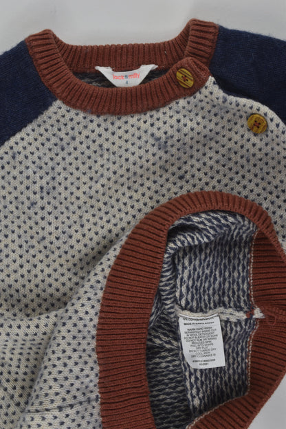 Jack & Milly Size 4 Wool Blend Jumper