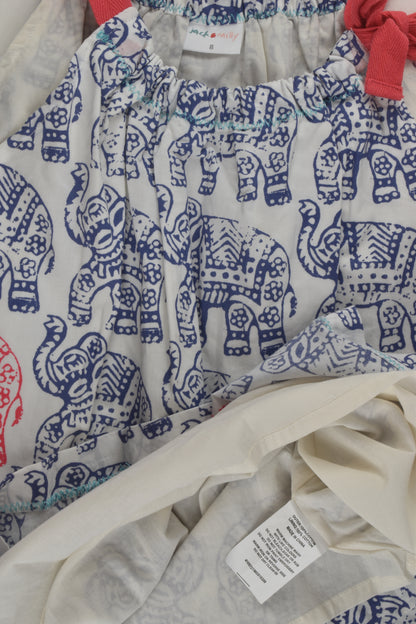 Jack & Milly Size 8 Lined Elephant Dress