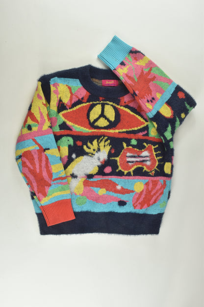 Jenny Kee x Halcoyn Nights Size 5 Knit Jumper