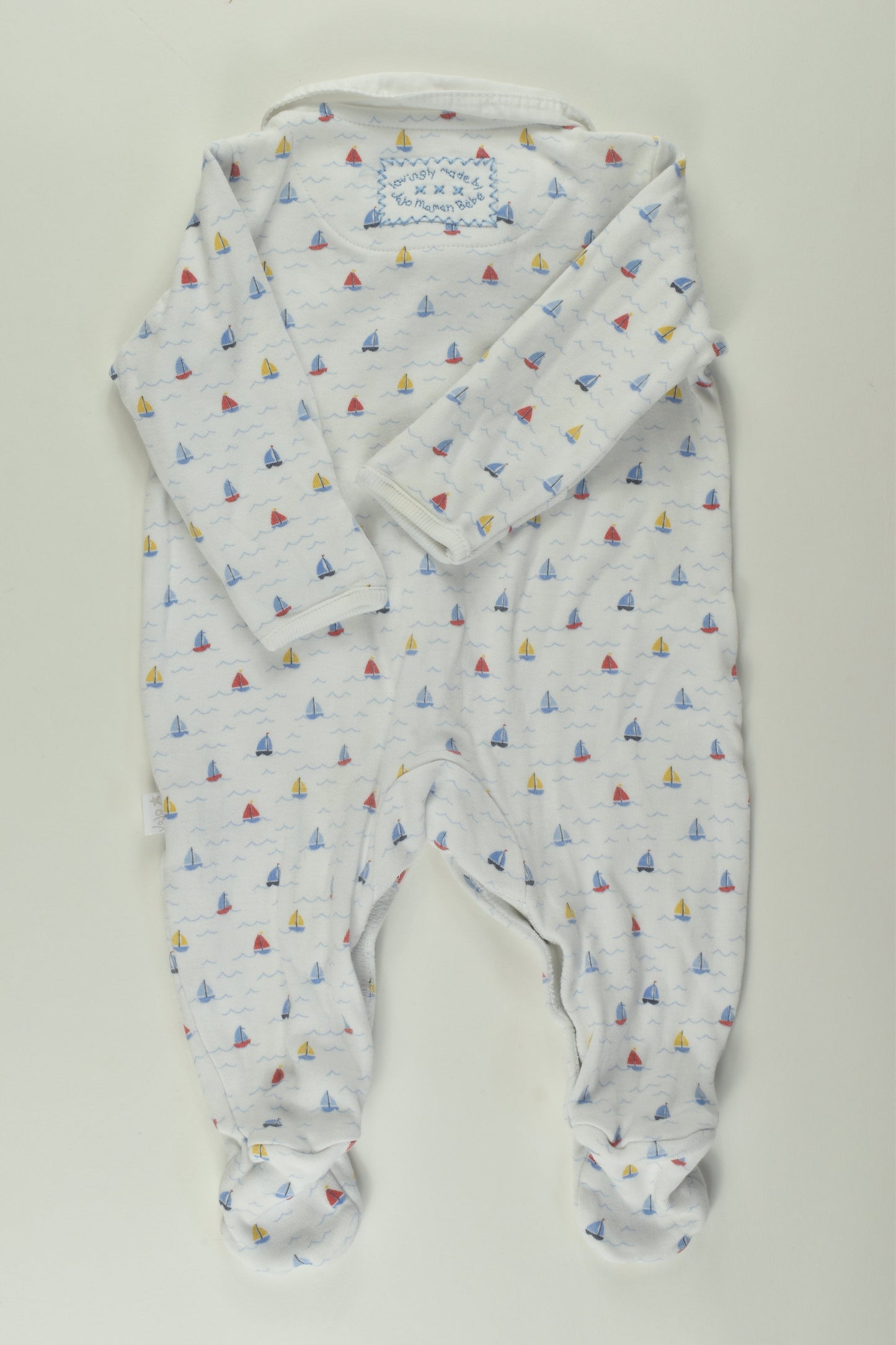 JoJo Maman Bébé Size 000 Nautical Romper