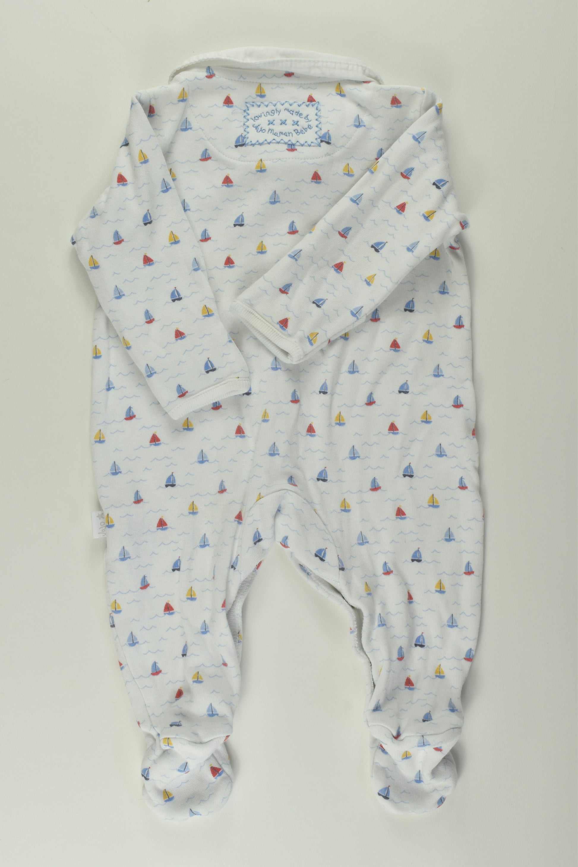 JoJo Maman Bébé Size 000 Nautical Romper