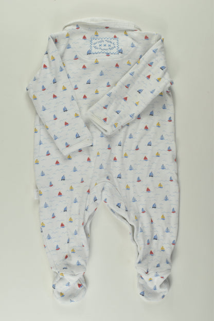 JoJo Maman Bébé Size 000 Nautical Romper