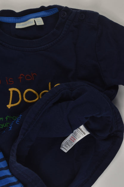 JoJo Maman Bébé Size 2-3 Dodo Top