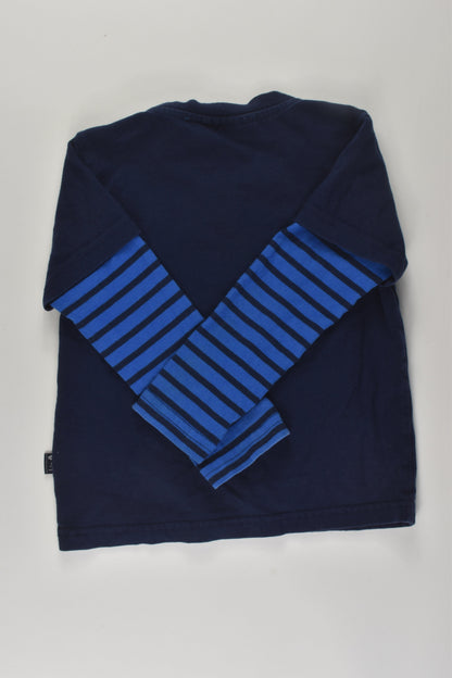 JoJo Maman Bébé Size 2-3 Dodo Top