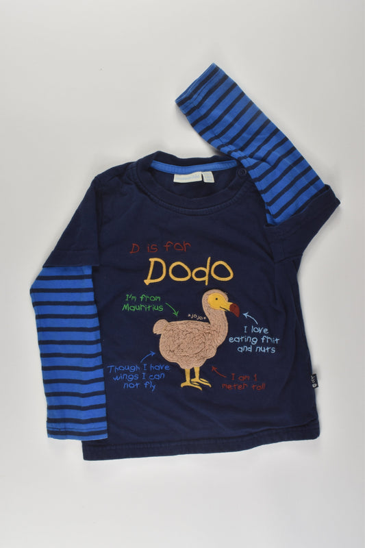 JoJo Maman Bébé Size 2-3 Dodo Top