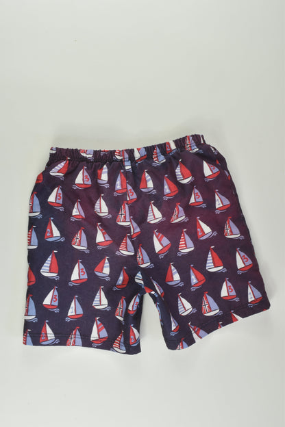 JoJo Maman Bébé Size 2-3 Nautical Board Shorts