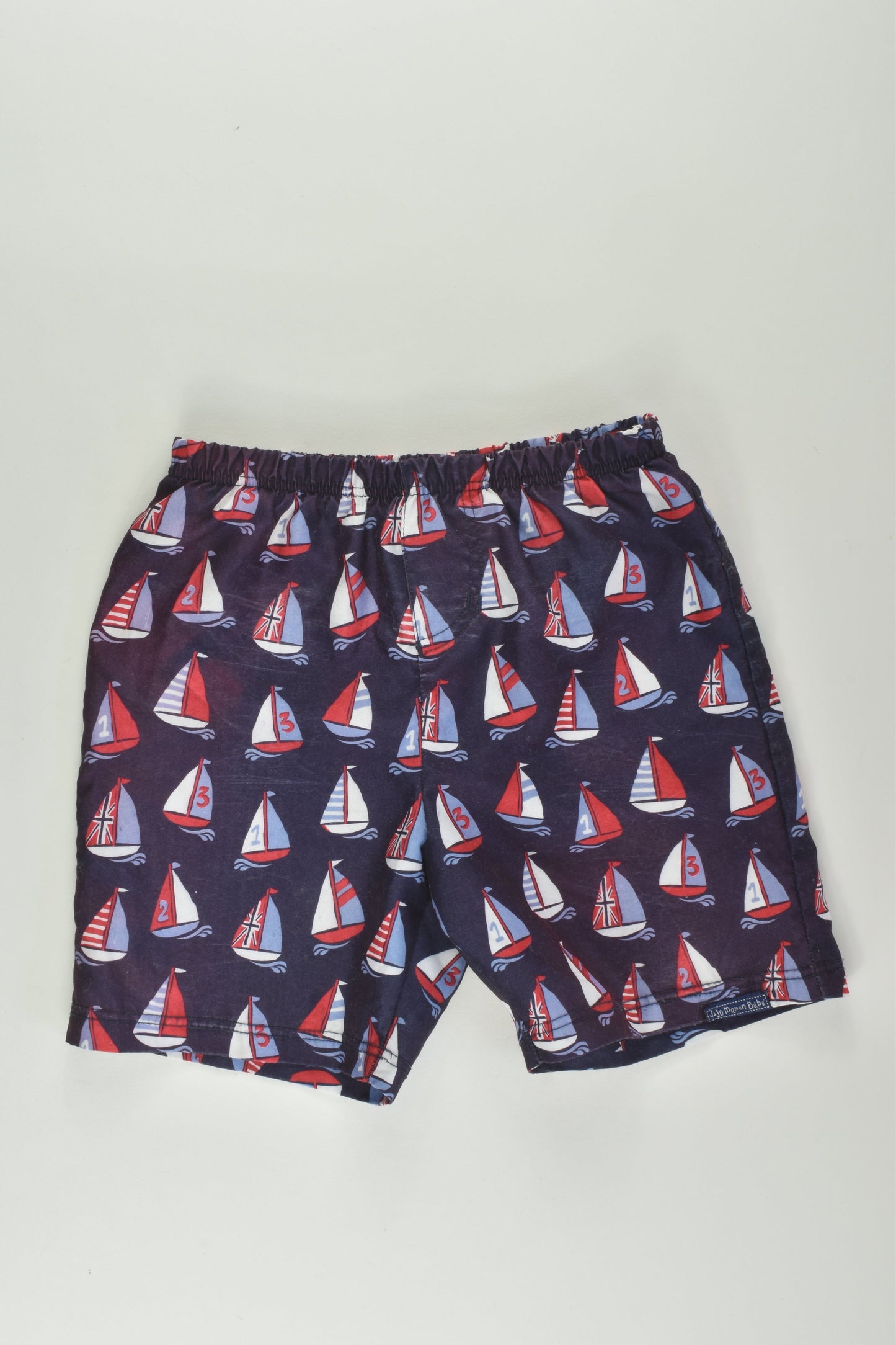 JoJo Maman Bébé Size 2-3 Nautical Board Shorts