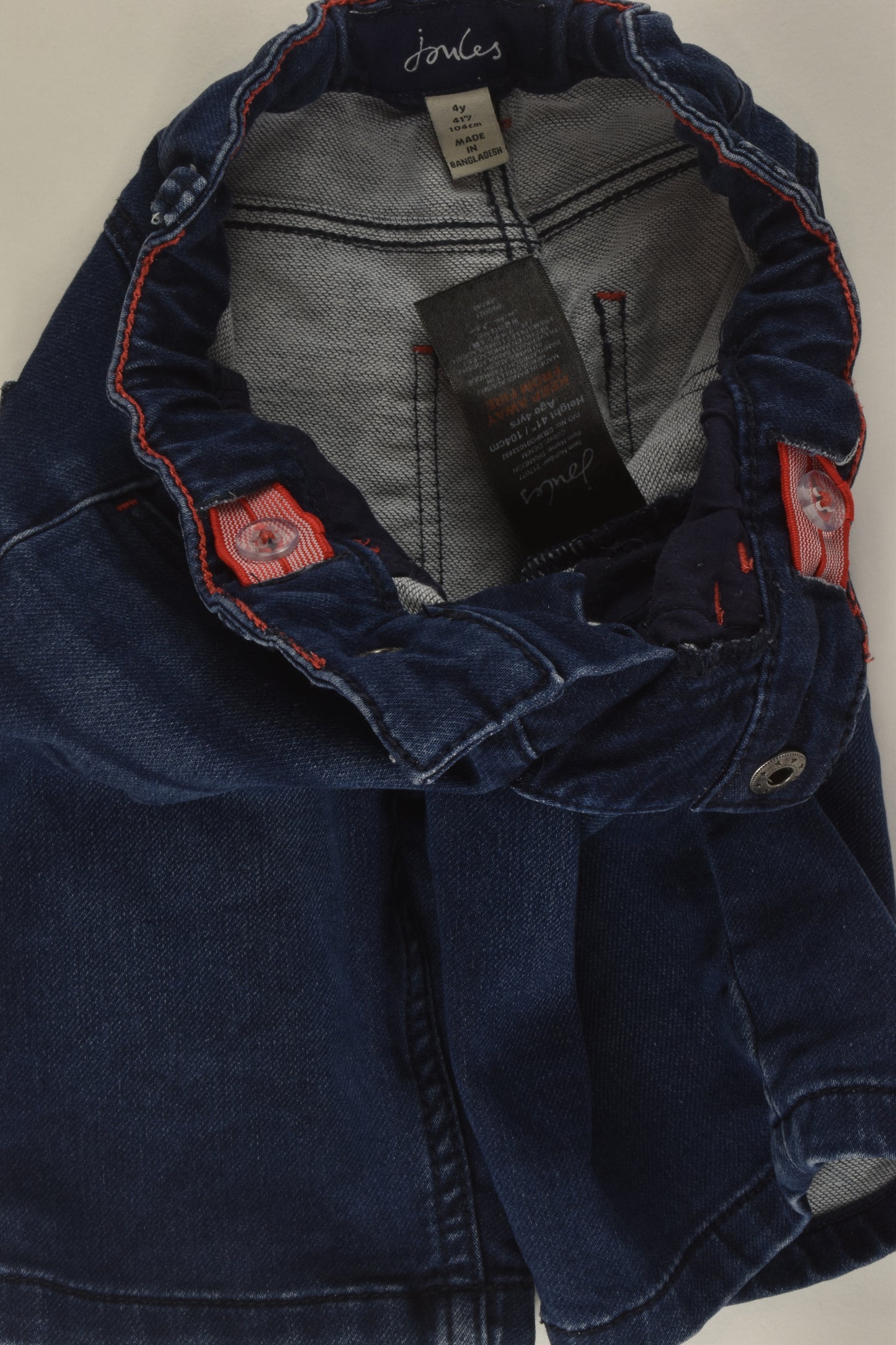 Joules Size 4 Denim Shorts
