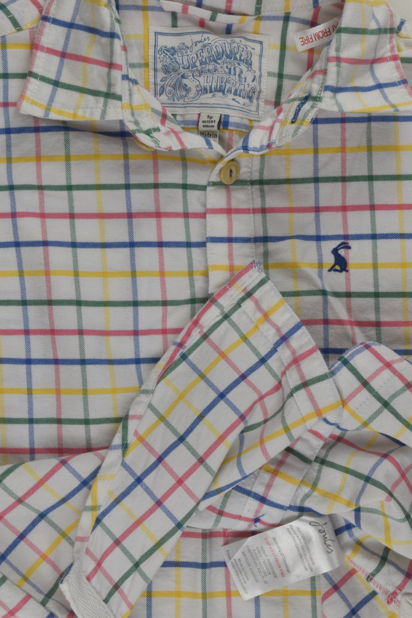 Joules Size 5 Button-up Shirt
