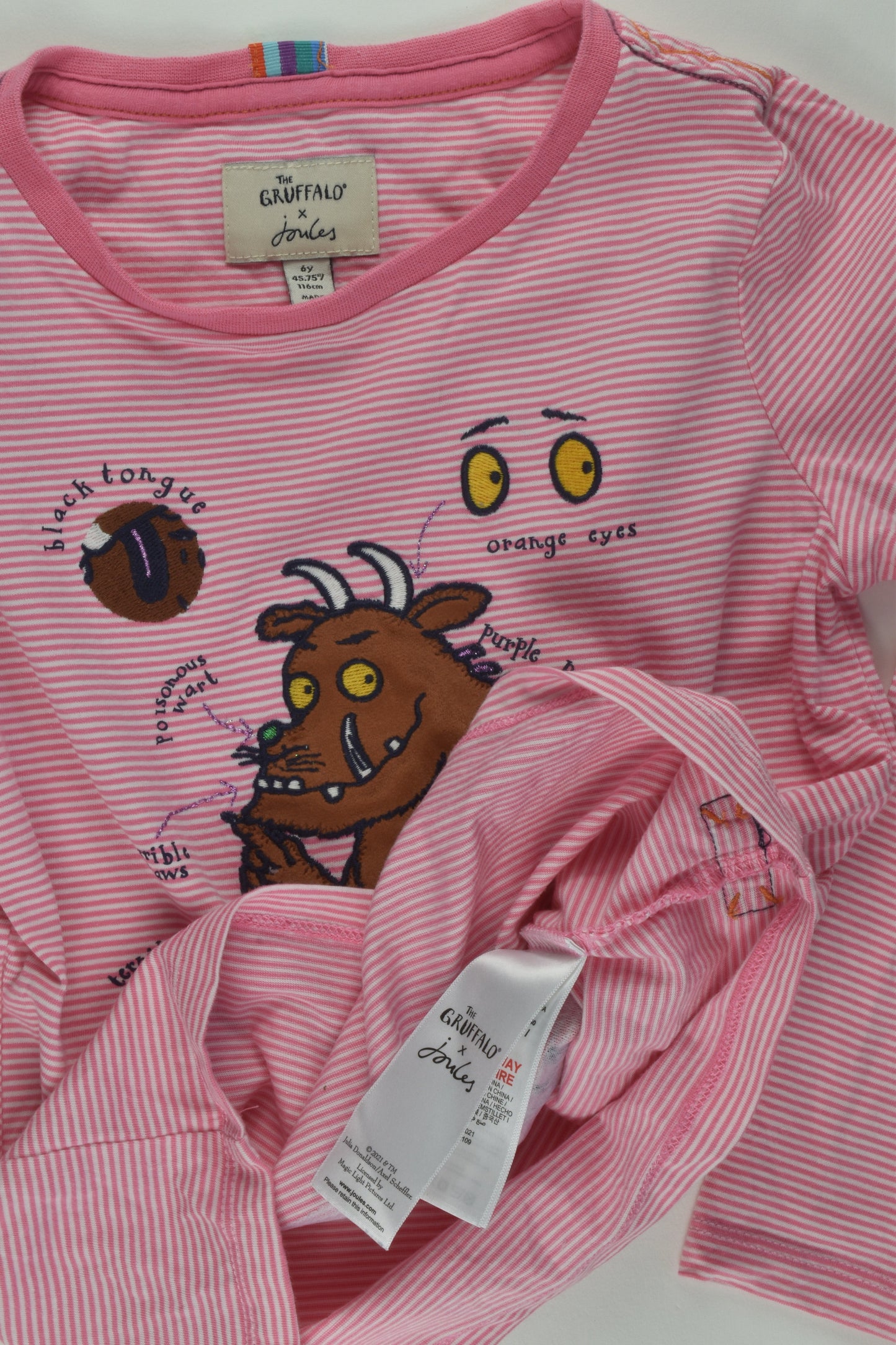 Joules Size 6 The Gruffalo Top