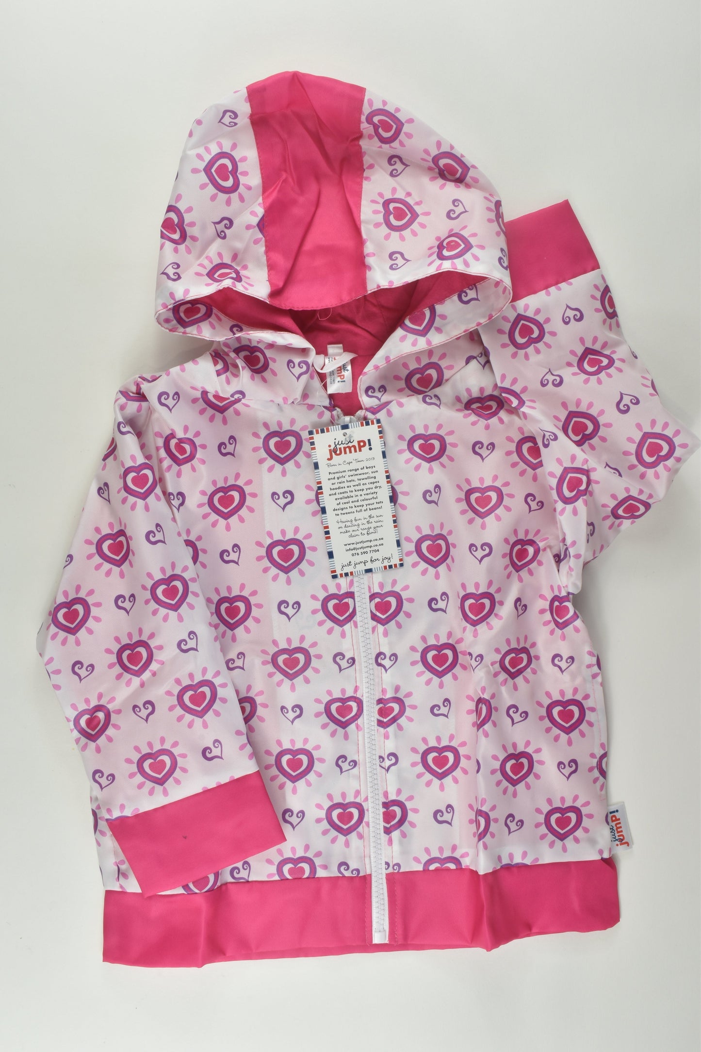 Just Jump Size 3-4 Handmade Rain Jacket