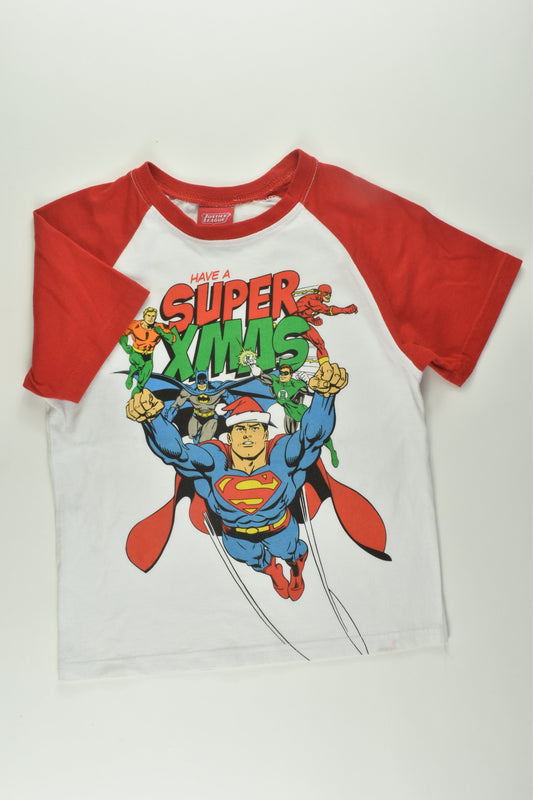Justice League Size 6 Christmas T-shirt