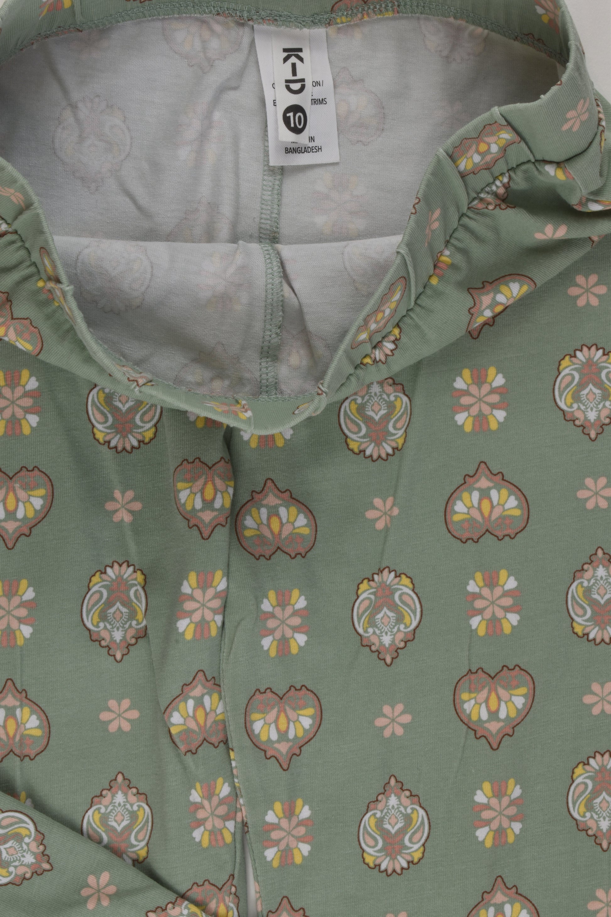 K-D Size 10 Organic Flared Leggings