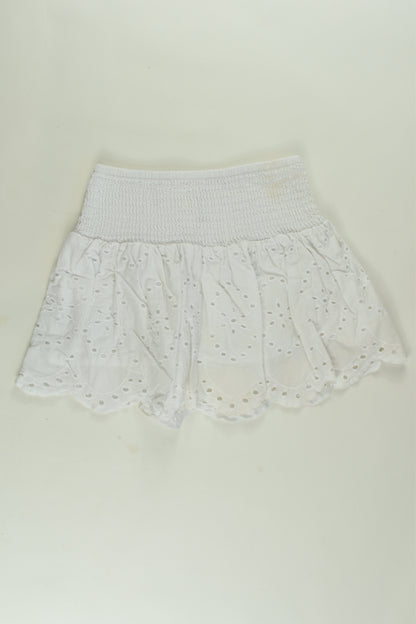 K-D Size 3 Lined White Skirt