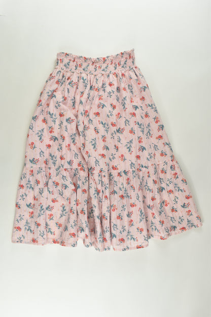 K-D Size 7 Long Floral Skirt