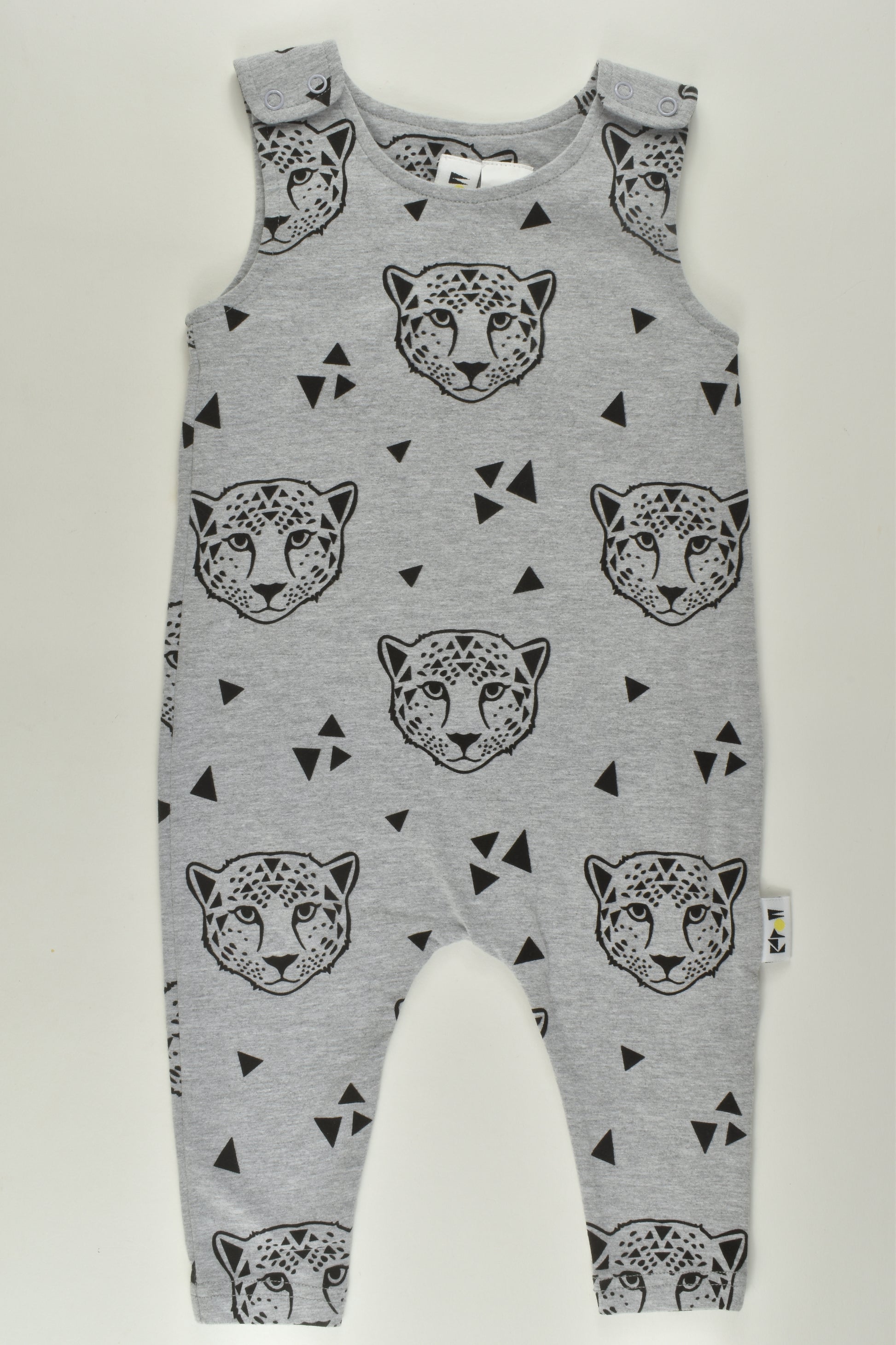 KaPow Kids Size 0 Tiger Overalls