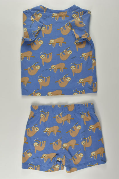 Keedo Size 1 Sloth Short Pyjamas
