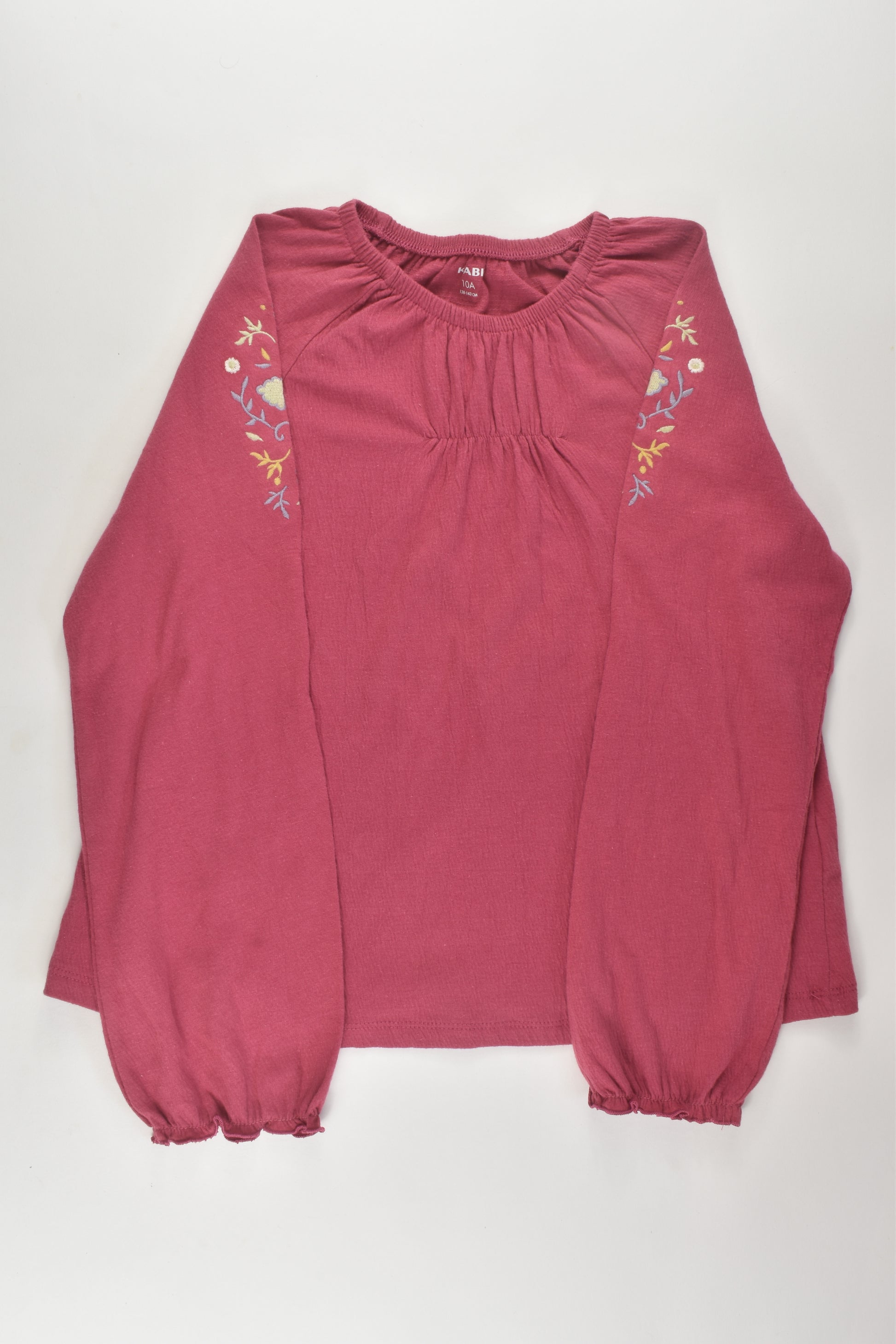 Kiabi Size 10 Embroidery Top