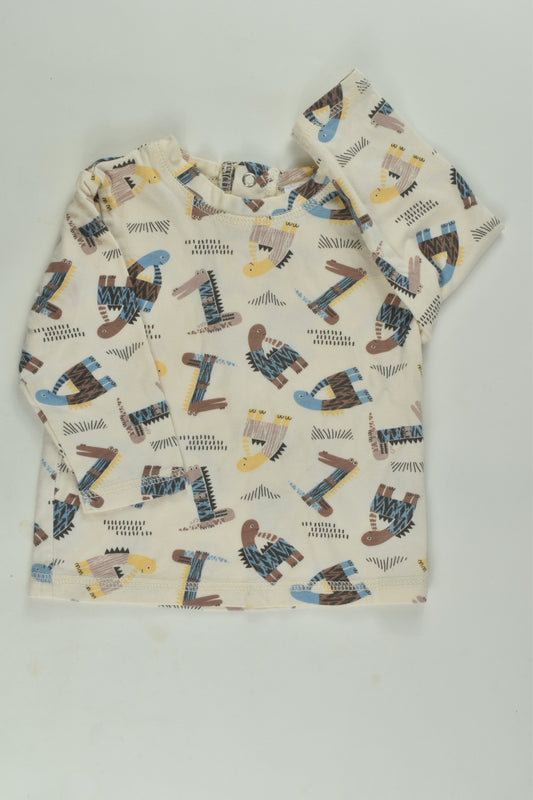Kidding Around Size 0 Dinosaur Top