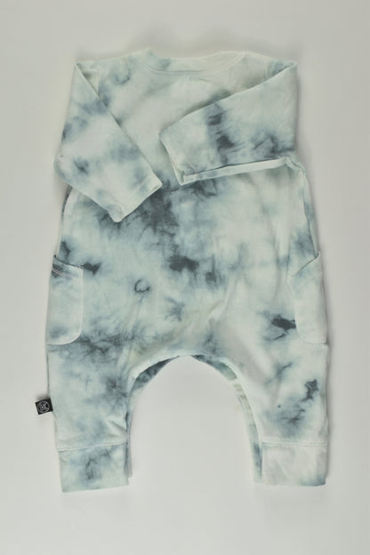 Kidding Around Size 0000 Tie-Dye Romper