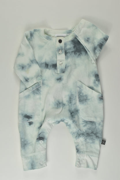 Kidding Around Size 0000 Tie-Dye Romper