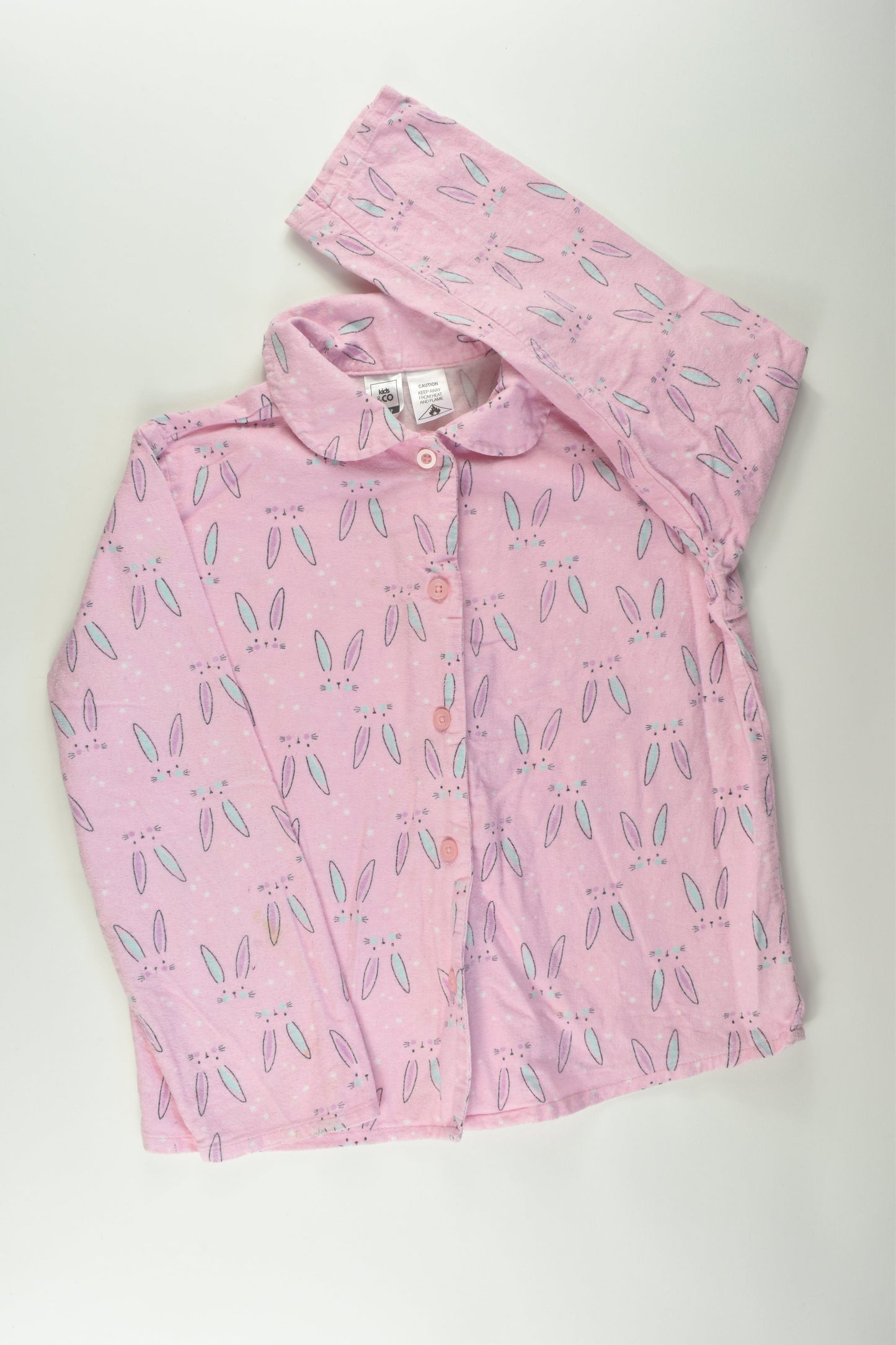 Kids & Co Size 10 Bunny Flannel Shirt