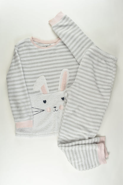 Kids & Co Size 10 Bunny Fluffy Pyjamas