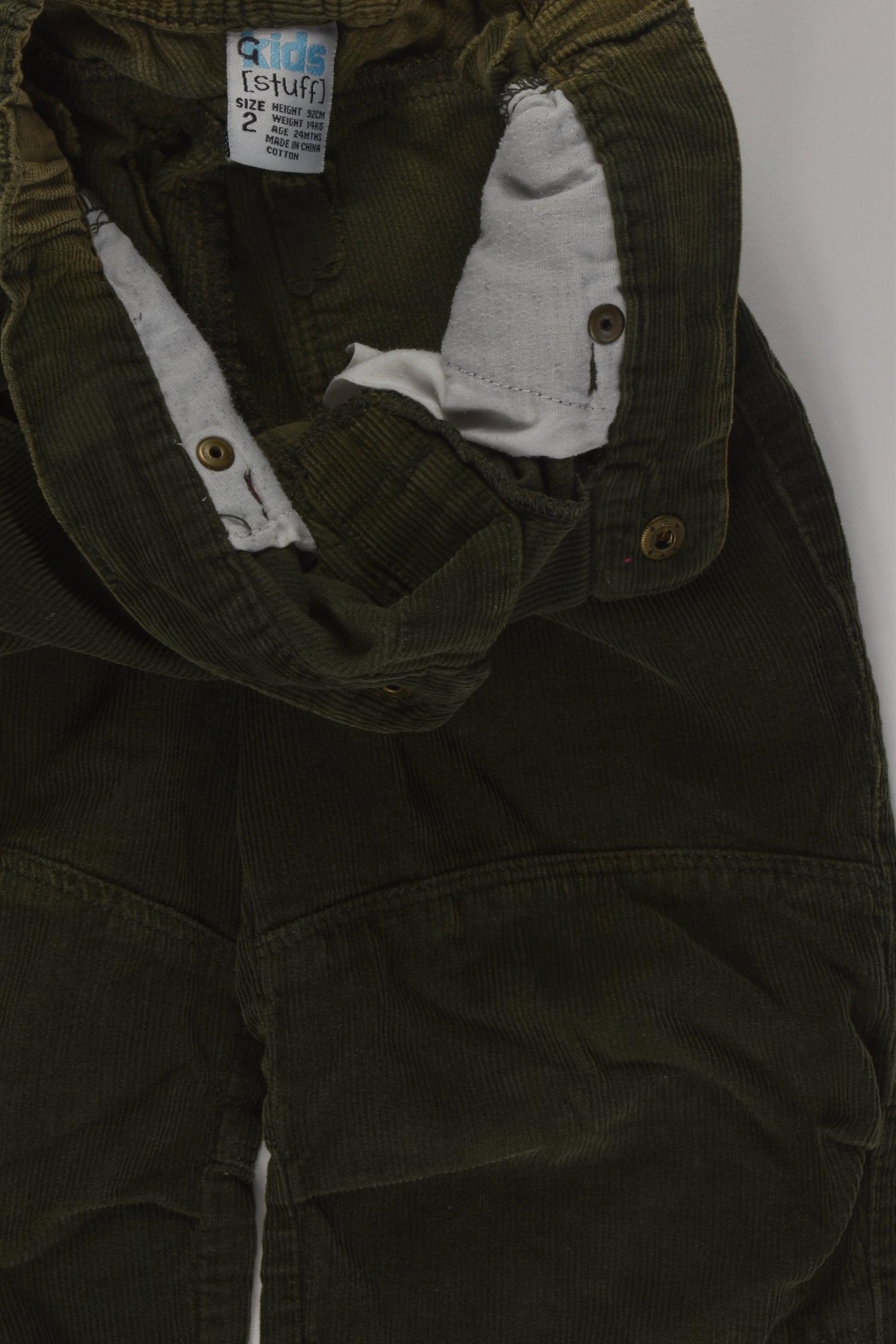 Kids Stuff Size 2 Cord Pants