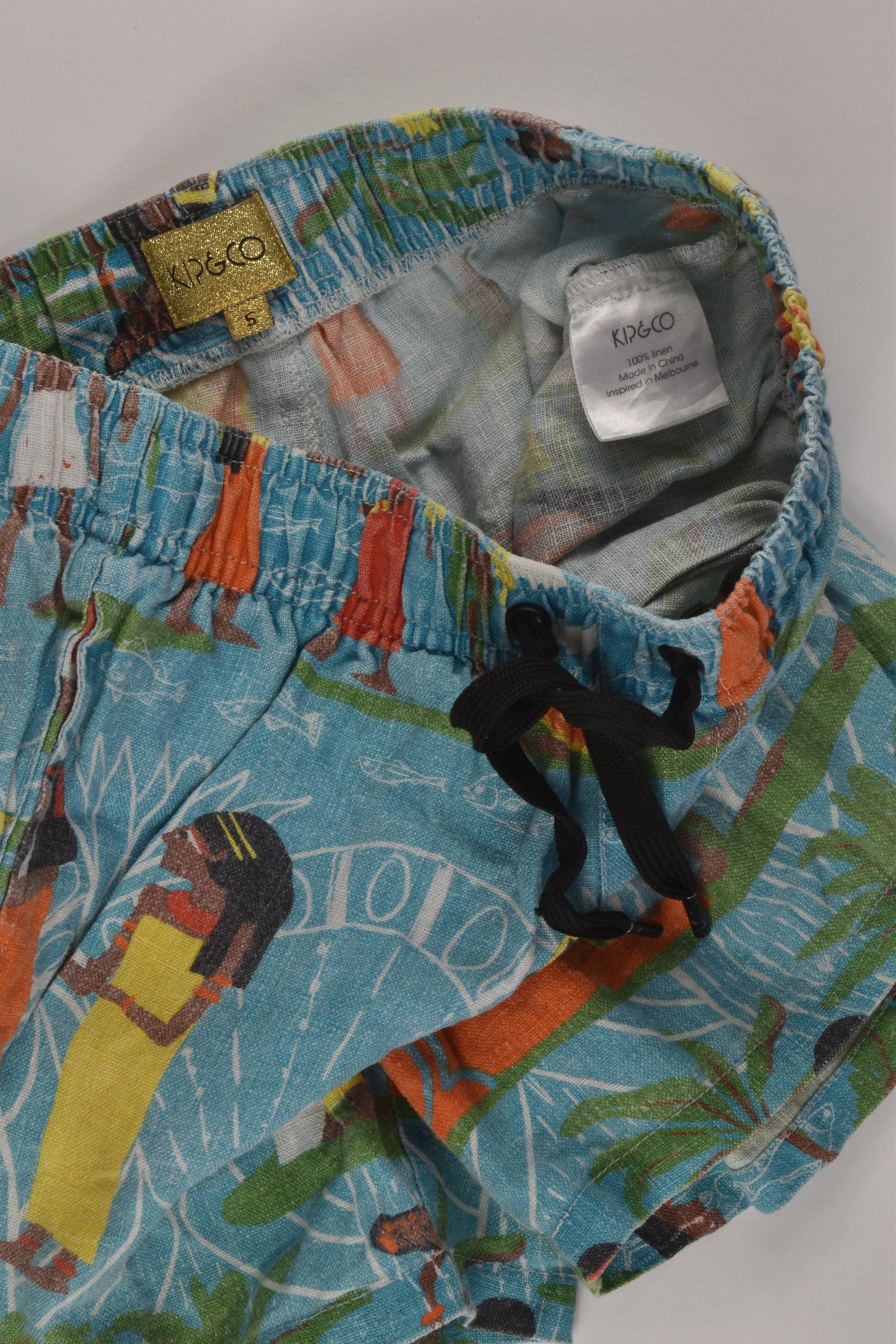 Kip&Co Size 5 Linen Shorts