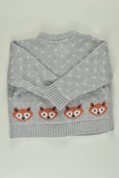 Kite Size 0 Knit Fox Cardigan