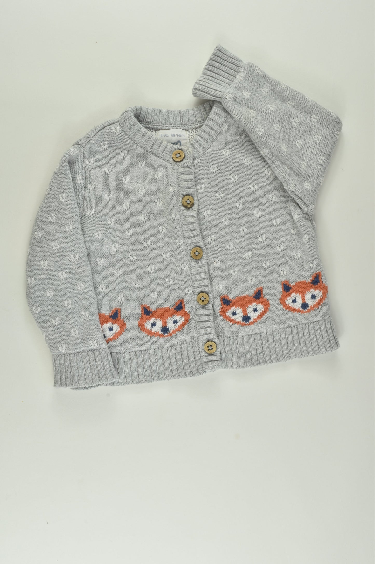 Kite Size 0 Knit Fox Cardigan