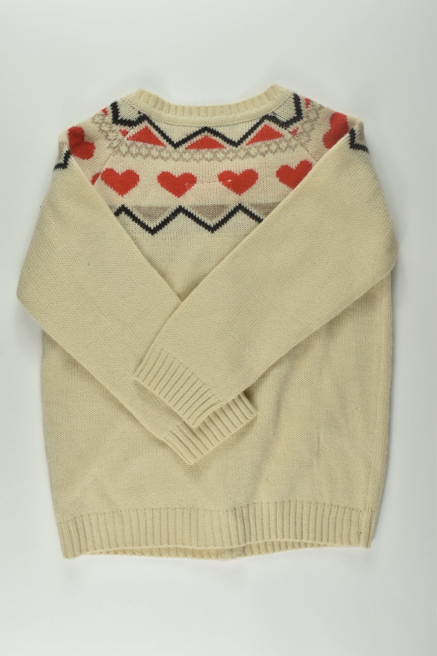 LC Girls Size 11-2 Wool Blend Cardigan