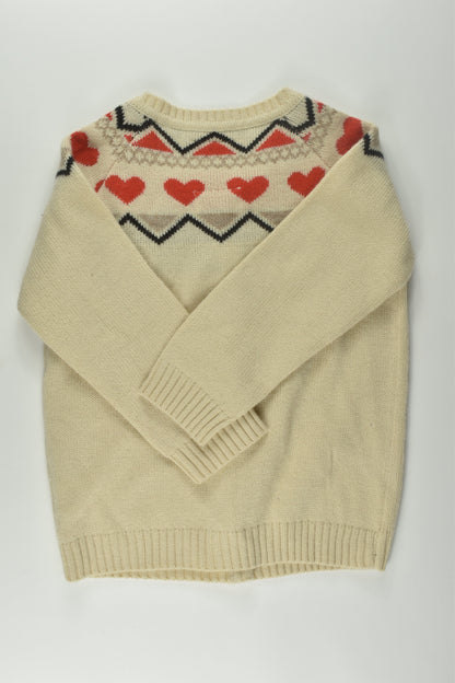 LC Girls Size 11-2 Wool Blend Cardigan